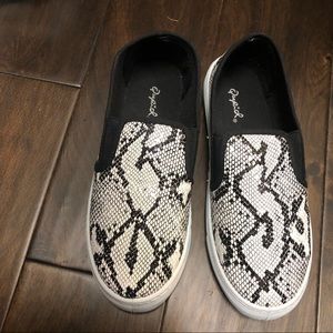 Snakeskin sneakers